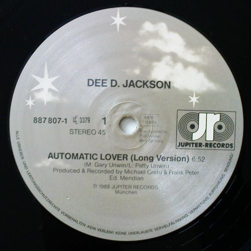 Dee D. Jackson : Automatic Lover (New Digital Version) (12", Maxi)
