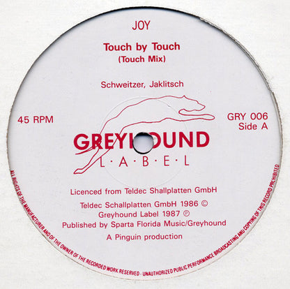 Joy (9) : Touch By Touch (12", Maxi)