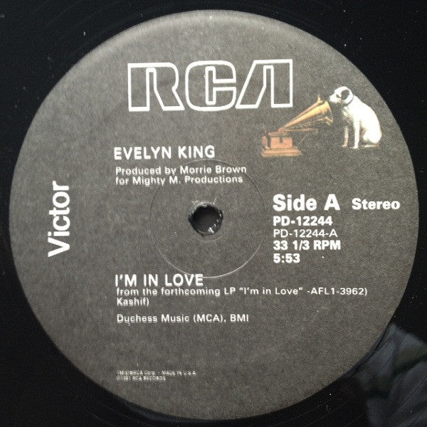 Evelyn King : I'm In Love / Shame (12")