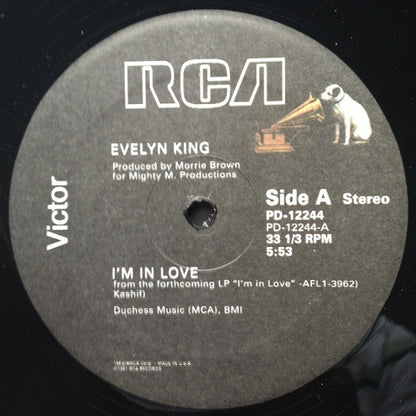 Evelyn King : I'm In Love / Shame (12")