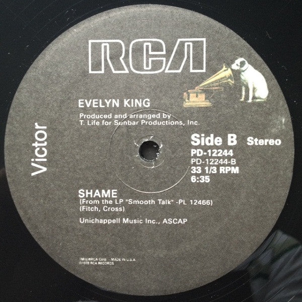 Evelyn King : I'm In Love / Shame (12")