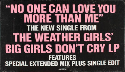 The Weather Girls : No One Can Love You More Than Me (12", Single)
