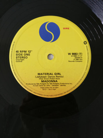 Madonna : Material Girl / Pretender (12", Single)