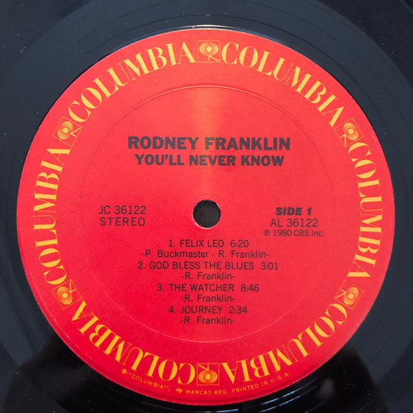 Rodney Franklin : You'll Never Know (LP, Album)