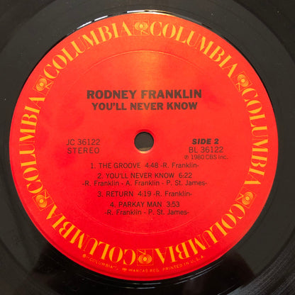 Rodney Franklin : You'll Never Know (LP, Album)
