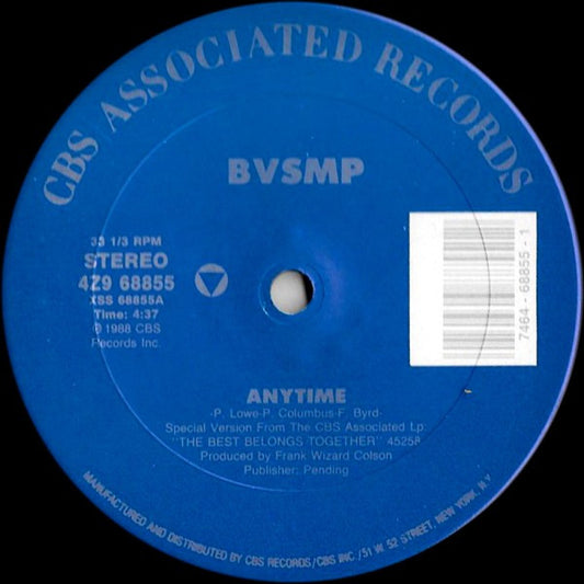 BVSMP* : Anytime (12")