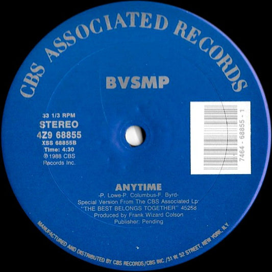 BVSMP* : Anytime (12")