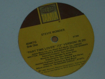 Stevie Wonder : Part-Time Lover (12" Version) (12", Single)