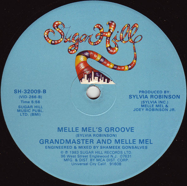 Grandmaster And Melle Mel* : White Lines (Don't Don't Do It) / Melle Mel's Groove (12", RE)