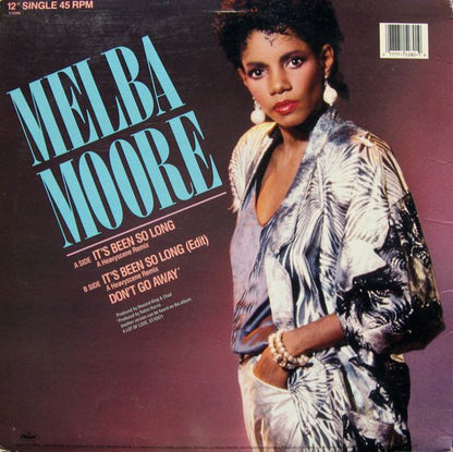 Melba Moore : It's Been So Long (12", Single)