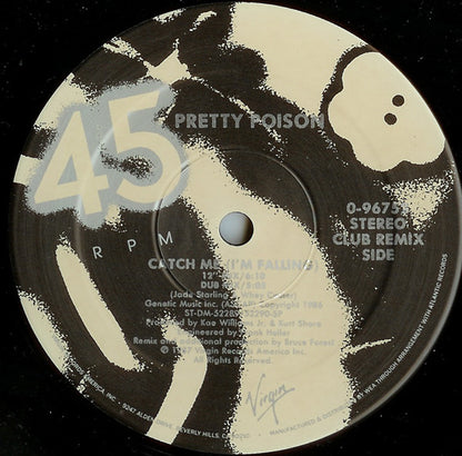 Pretty Poison : Catch Me (I'm Falling) (12")