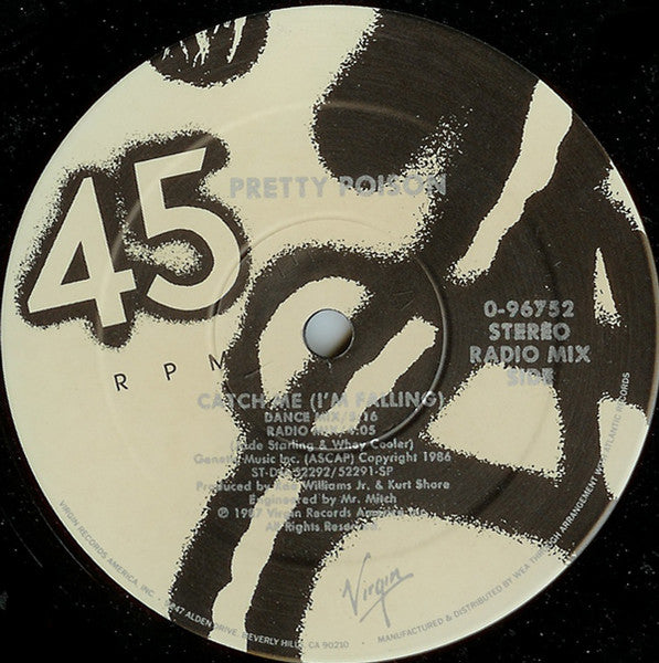 Pretty Poison : Catch Me (I'm Falling) (12")