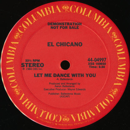 El Chicano : Let Me Dance With You (12", Single, Promo)