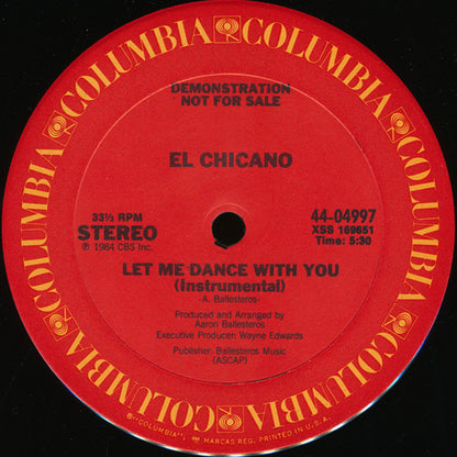El Chicano : Let Me Dance With You (12", Single, Promo)