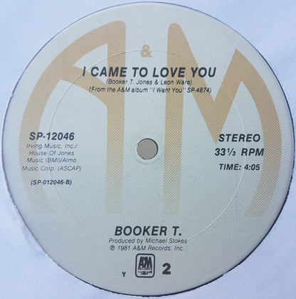 Booker T. Jones : Don't Stop Your Love (12", Y)