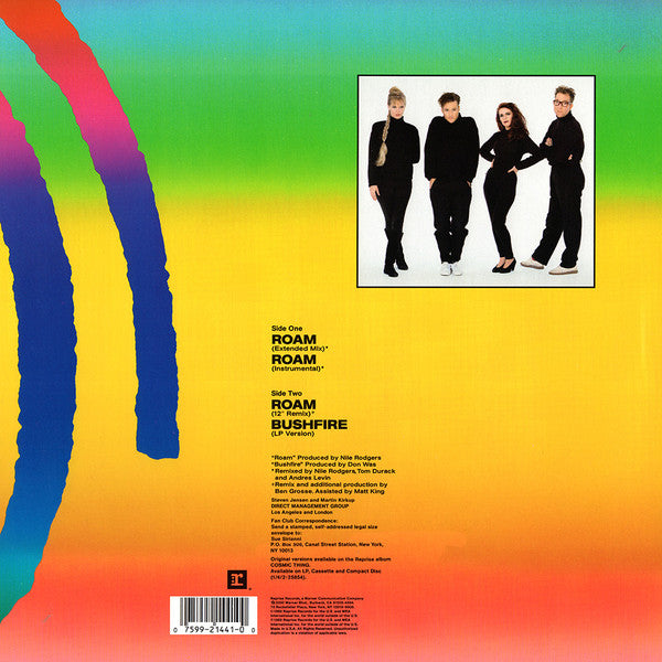 The B-52's : Roam (12", Maxi)