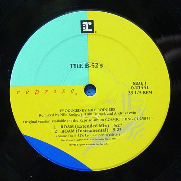 The B-52's : Roam (12", Maxi)