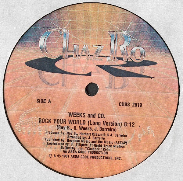 Weeks & Co. : Rock Your World (12")
