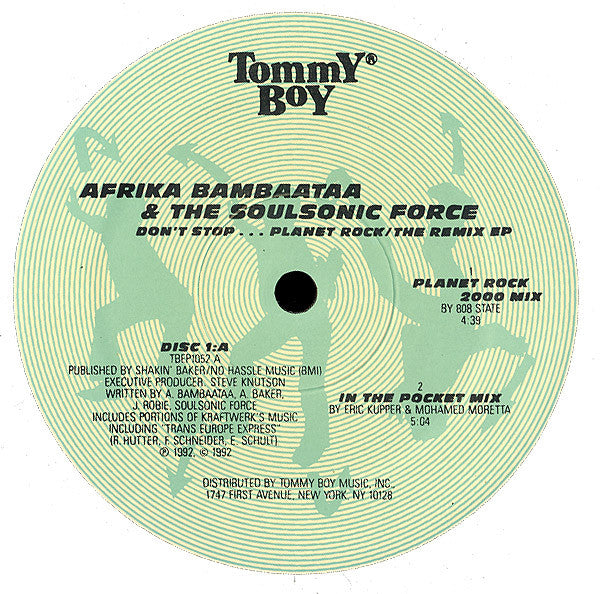 Afrika Bambaataa & The Soulsonic Force* : Don't Stop... Planet Rock / The Remix EP (2x12", EP)