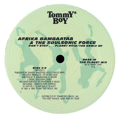 Afrika Bambaataa & The Soulsonic Force* : Don't Stop... Planet Rock / The Remix EP (2x12", EP)