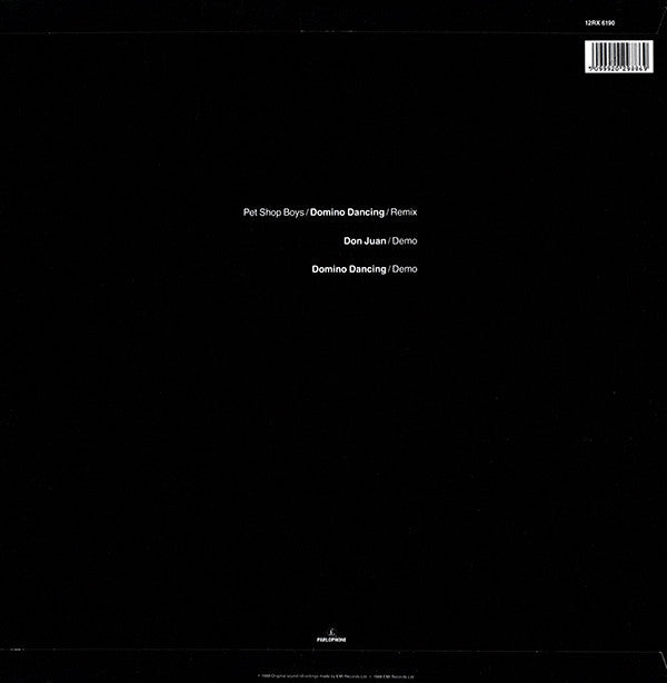 Pet Shop Boys : Domino Dancing (Remix) (12")