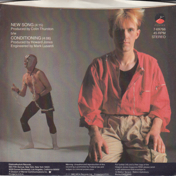 Howard Jones : New Song (7", Single, Spe)