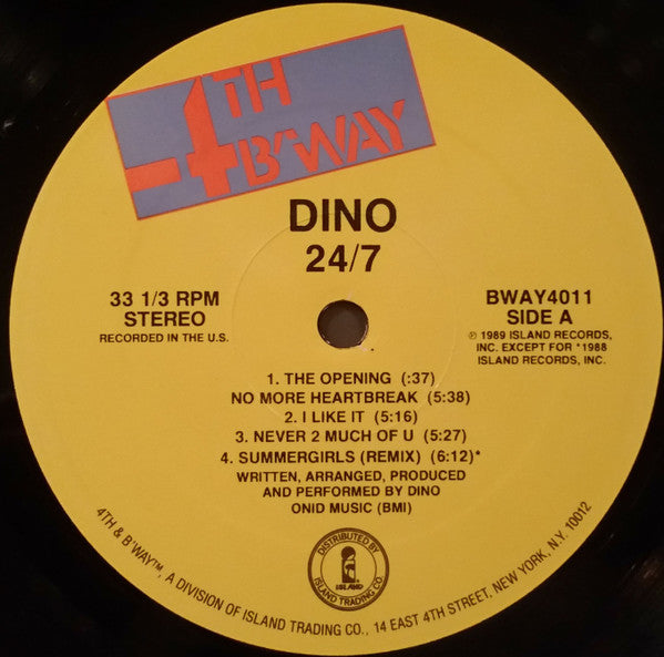 Dino (2) : 24/7 (LP, Album)