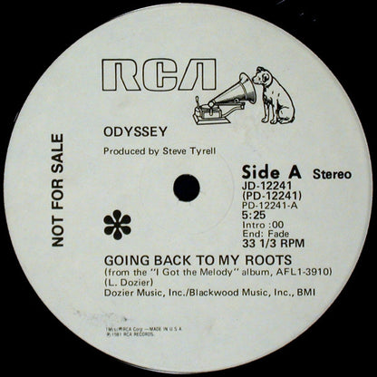 Odyssey (2) : Going Back To My Roots (12", Promo)