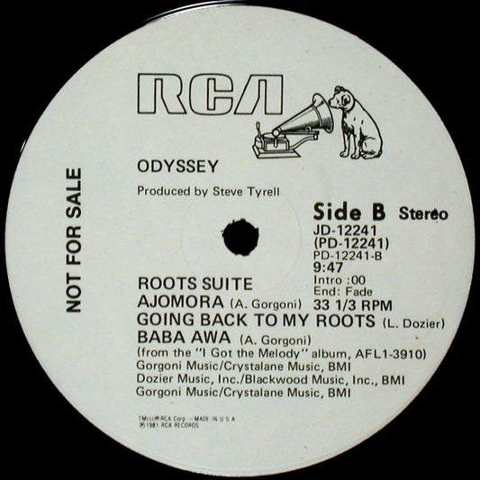 Odyssey (2) : Going Back To My Roots (12", Promo)