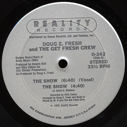 Doug E. Fresh And The Get Fresh Crew / Doug E. Fresh & M. C. Ricky D* : The Show / La-Di-Da-Di (12", Pit)