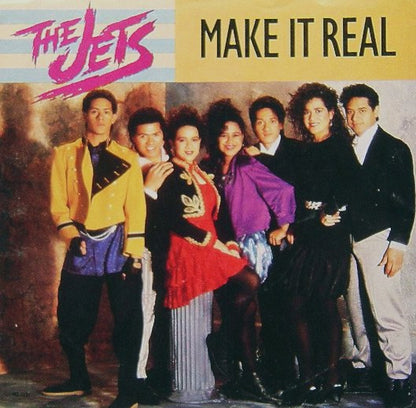 The Jets : Make It Real (7", Single, Pin)