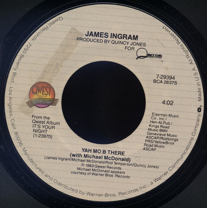 James Ingram : Yah Mo B There (7", Single)