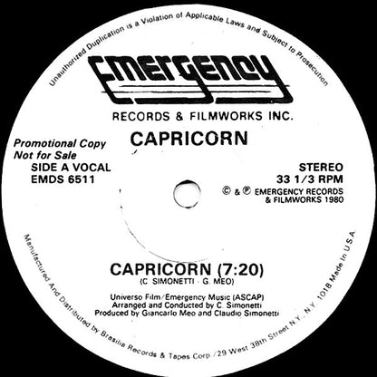 Capricorn (3) : Capricorn (12", Promo)