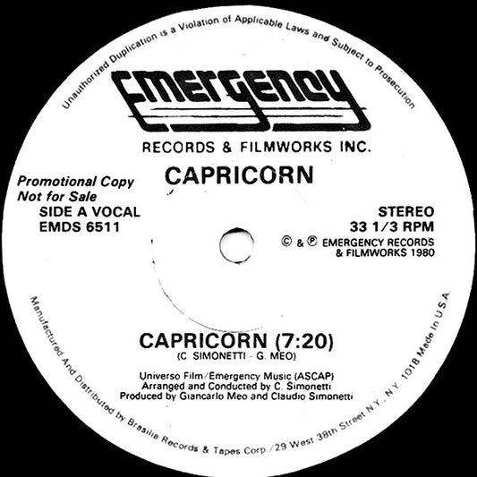 Capricorn (3) : Capricorn (12", Promo)