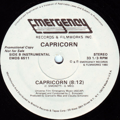 Capricorn (3) : Capricorn (12", Promo)