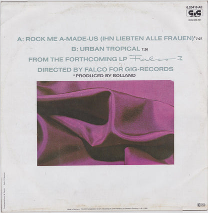 Falco : Rock Me Amadeus (12", Maxi)