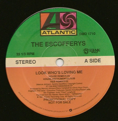 The Escoffery's : Look Who's Loving Me (12", Promo)