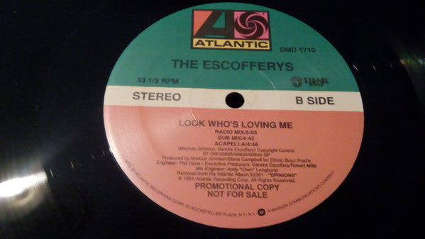 The Escoffery's : Look Who's Loving Me (12", Promo)