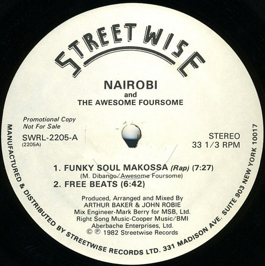 Nairobi : Funky Soul Makossa (12", Promo)