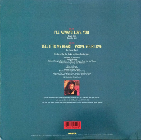 Taylor Dayne : I'll Always Love You (12")