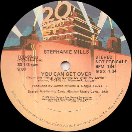 Stephanie Mills : You Can Get Over (12", Promo)