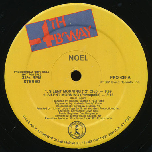Noel : Silent Morning (12", Promo)