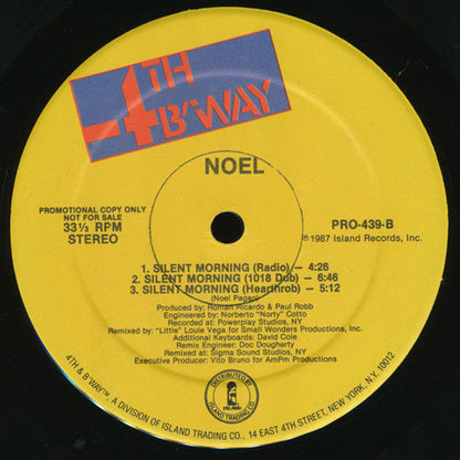 Noel : Silent Morning (12", Promo)