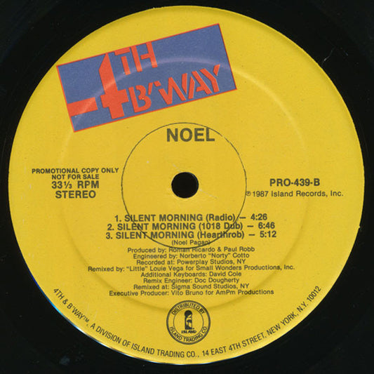 Noel : Silent Morning (12", Promo)