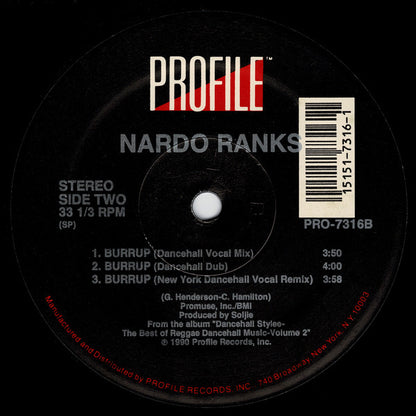 Nardo Ranks : Burrup (12")