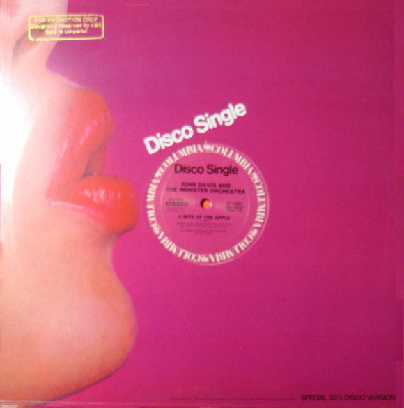 John Davis & The Monster Orchestra : Ain't That Enough For You / A Bite Of The Apple (12", Single)