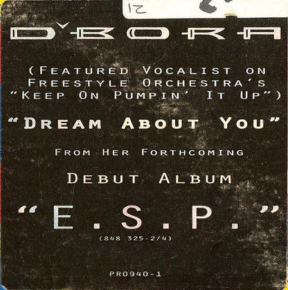 D'Bora : Dream About You (12", Promo)