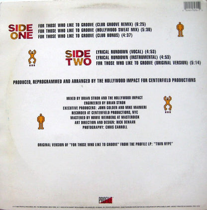 Twin Hype : For Those Who Like To Groove (12", Single)