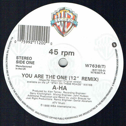 a-ha : You Are The One (12" Remix) (12", Single, Adr)