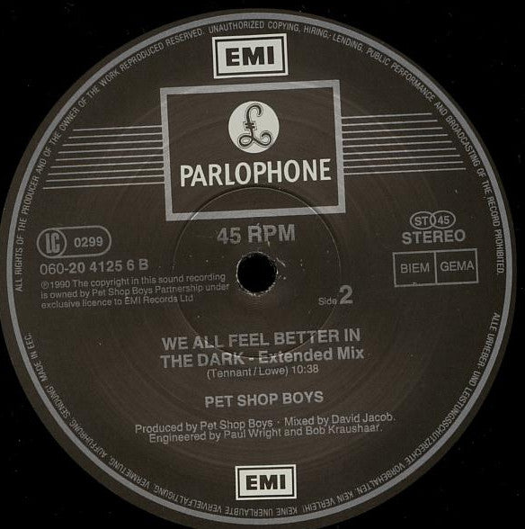 Pet Shop Boys : Being Boring (12", Maxi)